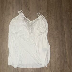 POL White Lace‎ Tank Top